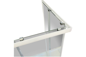 Душевой уголок Royal Bath HPD 115x115 профиль белый стекло прозрачное - 3