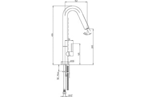 Смеситель для кухни Paini Cox 78CR572USLMKM - 2