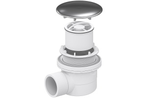 Сифон для душевого поддона RGW Velplex QYD-06 хром - 2