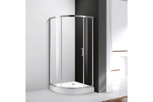 Душевой уголок Cezares Molveno R 1 100 C Cr IV стекло прозрачное