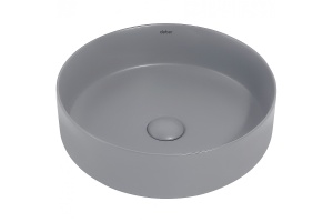 Накладная раковина Abber Bequem 40 серая матовая