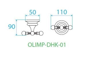 Крючок Cezares OLIMP (OLIMP-DHK-03/24) - 2