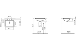Раковина VitrA S20 5474B003-0618 - 3