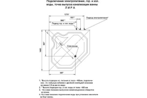 Акриловая ванна Aquatek Лира - 2