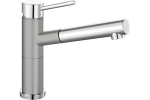 Смеситель для кухонной мойки Blanco Alta серый, хром (515326)