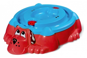 Песочница KIDS Собачка с крышкой 432