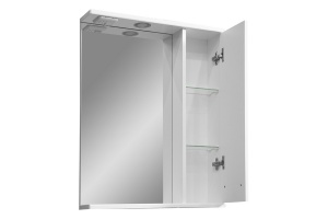 Зеркало-шкаф Stella Polar Фиора 55 R с подсветкой белый - 2