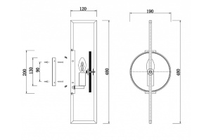 Бра Maytoni Marmo MOD099WL-01G - 2