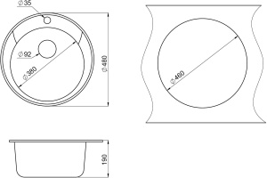 Мойка кухонная Paulmark Gelegen 48 бежевый матовый - 3