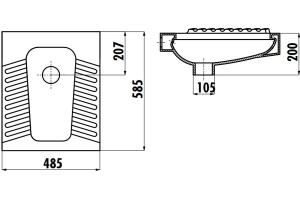 Чаша Генуя Creavit TP570-00CB00E-0000 - 2