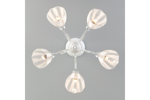 Люстра на штанге Eurosvet Floranse 30155/5 белый - 2