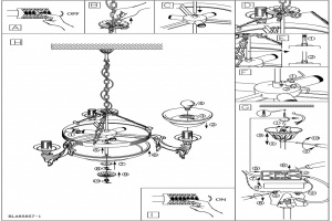 Подвесная люстра Eglo ПРОМО Marbella 85857 - 3