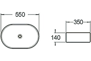 Раковина SantiLine SL-1018 - 2
