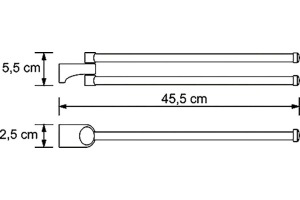 Полотенцедержатель Wasserkraft Kammel K-8331 - 2