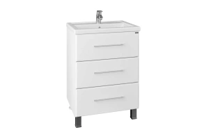 Тумба под раковину напольная Санта Омега 60 белый
