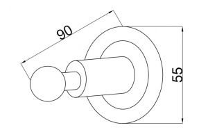 Крючок Boheme Murano золото - 2
