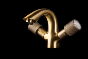 Смеситель для раковины Boheme Royal Cristal бронза - 2