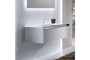 Тумба под раковину Sanvit Кубэ-1 75 белый глянец