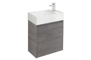 Тумба с раковиной Belbagno Kraft Mini 50 L серый - 2