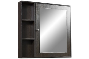 Зеркало-шкаф Stella Polar Монтоне 80 R темное дерево