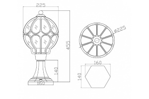 Ландшафтный светильник Maytoni Via O024FL-01G - 2