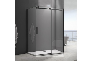 Душевой уголок Good Door Galaxy WTW+SP-C-В 120x90, профиль черный