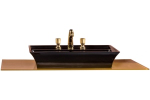 Столешница под раковину Armadi Art NeoArt 110 золото