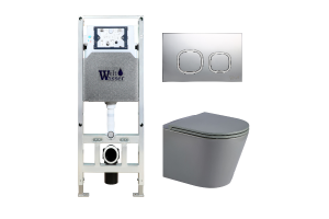 Комплект Weltwasser  AMBERG 506 + SALZBACH 041 MT-GR + AMBERG RD-CR (10000011109)