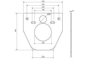 Шумоизоляционная панель Ceramica Nova для инсталляции белая - 2