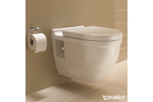 Унитаз подвесной Duravit Starck 3 с крышкой, белый (2200090000) - 2