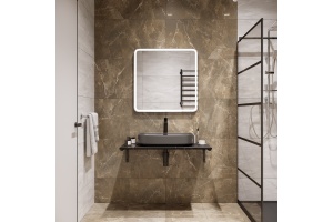 Раковина STWORKI накладная 65 3064-110 черная матовая - 2