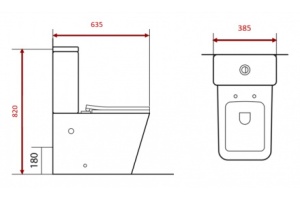 Унитаз напольный Aquatek Либра 63 белый с сиденьем микролифт (AQ1263N-00) - 2