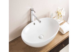 Раковина накладная Ceramalux N белый (D1104)