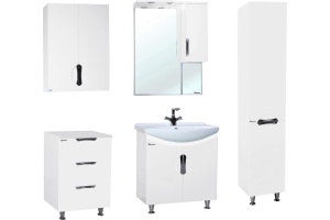 Зеркало-шкаф Bellezza Лагуна 65 R белый - 2