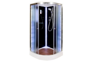 Душевая кабина Deto B 100х100 (B01SLEDBLACK) - 2