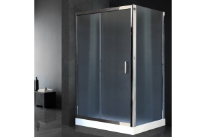 Душевой уголок Royal Bath HPS 120х90 профиль хром стекло рифленое