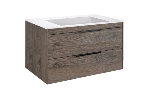 Тумба под раковину Vincea Chiara 80 темное дерево - 2