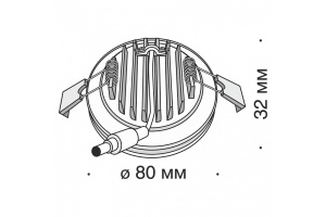 Встраиваемый светильник Maytoni Phanton DL303-L7B4K - 2