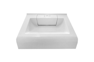 Раковина Stella Polar Корини 60х49 на стиральную машину белый