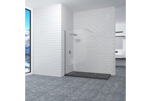 Душевая перегородка RGW Walk In WA-010 120х195 профиль хром стекло прозрачное