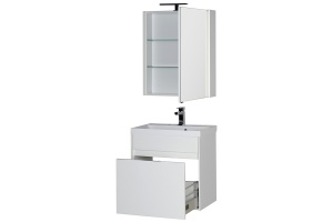 Зеркало-шкаф Aquanet Латина 60 белый - 2