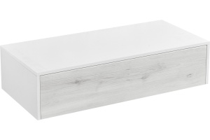 Тумба подвесная Aquaton Сакура 100 белый-светлое дерево