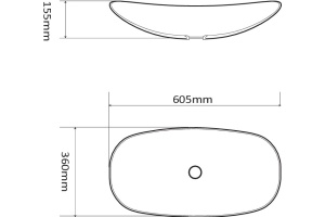 Раковина SantiLine SL-1025 - 2