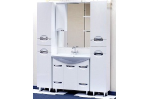 Мебель для ванной Misty Орхидея 85 белая эмаль - 3