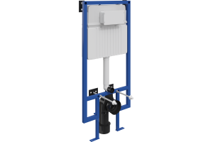 Комплект Унитаз подвесной STWORKI Дублин SETK3504-0605 с микролифтом + Система инсталляции для унитазов STWORKI 510162 с кнопкой смыва 230823 хром матовый - 2