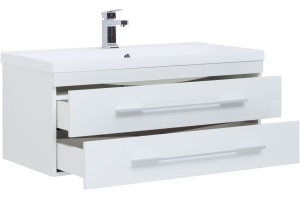 Мебель для ванной Aquanet Нота 100 белая - 3