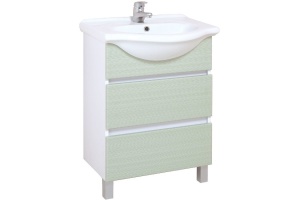 Комплект мебели Onika Элита 60 белый - зеленый - 2