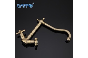 Смеситель для кухни Gappo бронзовый - 3