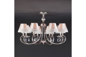 Люстра на штанге Eurosvet Incanto 60069/8 серебро - 3