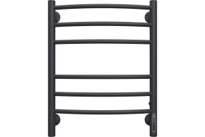 Электрический полотенцесушитель Terminus Классик П6 450x600 Черный матовый